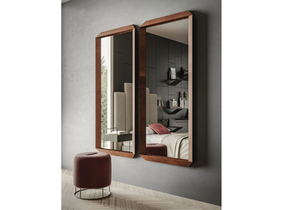 ACE - Rectangular framed wall-mounted painted metal mirror _ Ronda Design