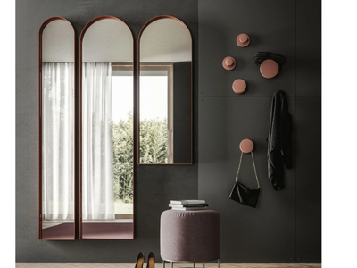 ARK - Framed wall-mounted metal mirror _ Ronda Design
