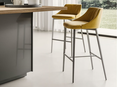 ASANA - High upholstered stool _ Ronda Design