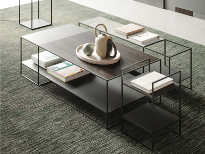 AXIS - Modular metal coffee table _ Ronda Design