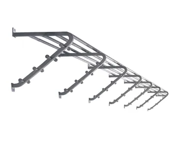 CASSETTA - Metal coat rack / wall shelf _ Rosconi