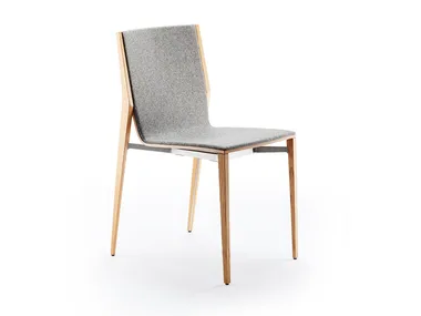 TENDO - Upholstered stackable fabric chair _ Rosconi