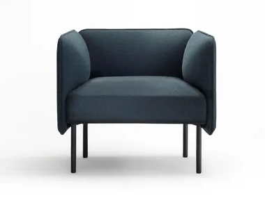 ADAPT - Fabric armchair with armrests _ Ross Gardam