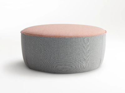 ADAPT - Round fabric pouf _ Ross Gardam