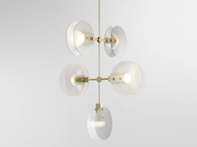 NEBULAE 15 - LED glass pendant lamp _ Ross Gardam