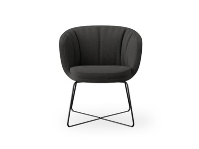 CLEO MINI - Fabric chair with armrests _ ROSSIN