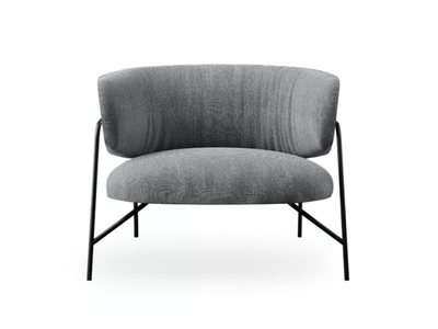 SAMURAI - Fabric armchair with armrests _ ROSSIN