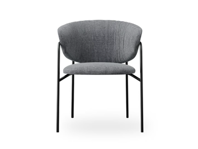 SAMURAI - Upholstered fabric chair with armrests _ ROSSIN