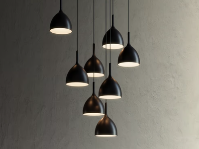 DRINK - LED steel pendant lamp _ Rotaliana