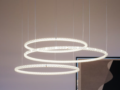 SQUIGGLE - LED aluminium pendant lamp _ Rotaliana