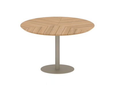 BUTLER - Round teak garden table _ Royal Botania