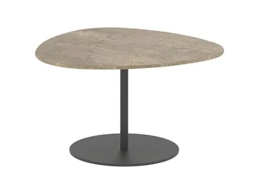 BUTLER - Triangular ceramic garden side table _ Royal Botania