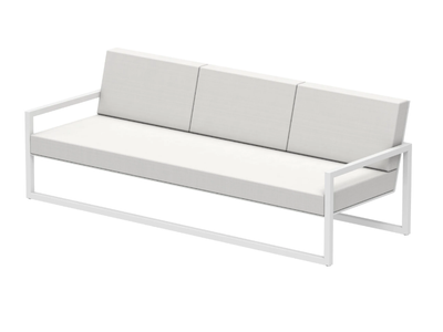 NINIX LOUNGE - 3 seater sled base Batyline® garden sofa _ Royal Botania