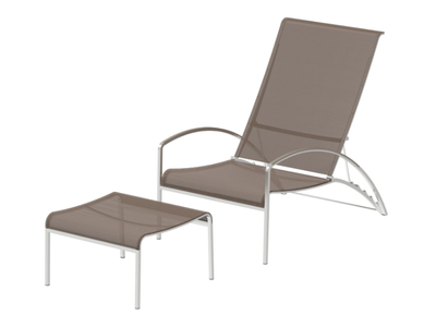 QT - Recliner Batyline® deck chair with armrests _ Royal Botania