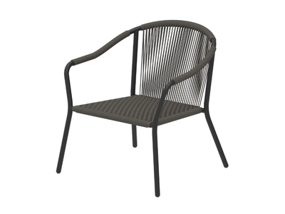 SAMBA - Stackable Olefin fiber garden armchair with armrests _ Royal Botania