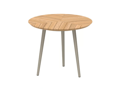 STYLETTO - Round teak garden table _ Royal Botania