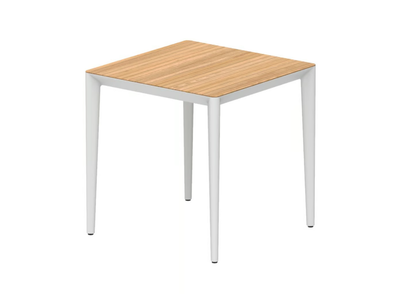 U-NITE - Square teak garden table _ Royal Botania
