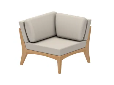 ZENHIT LOUNGE - Corner modular fabric garden armchair _ Royal Botania