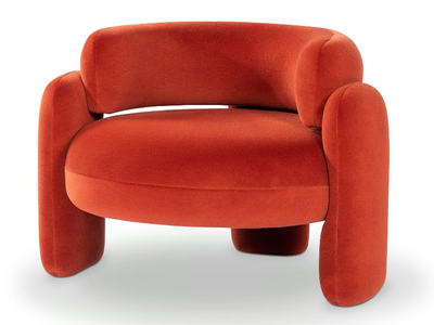 EMBRACE - Upholstered velvet armchair _ ROYAL STRANGER