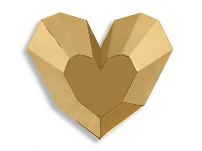 QUEEN HEART - Brass wall lamp _ ROYAL STRANGER