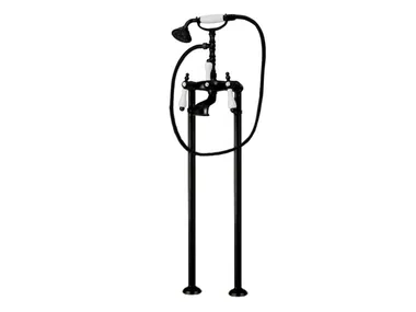 CLASSIC REVOLUTION - PRAGA - F7500CTCE - Floor standing external bathtub set with hand shower _ Rubinetteria Giulini