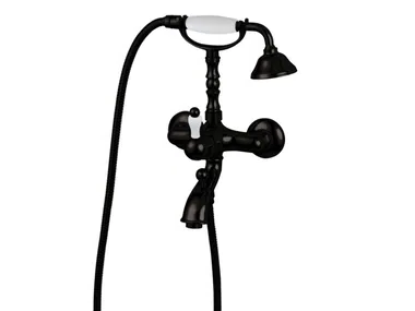 CLASSIC REVOLUTION - PRAGA - F7510CE - Wall-mounted single handle bathtub set with hand shower _ Rubinetteria Giulini