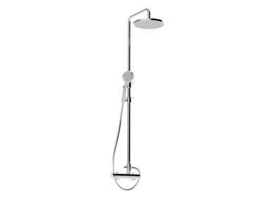 DELUXE - MYRING - FMR0008SWC-SDL - Wall-mounted shower panel with overhead shower _ Rubinetteria Giulini