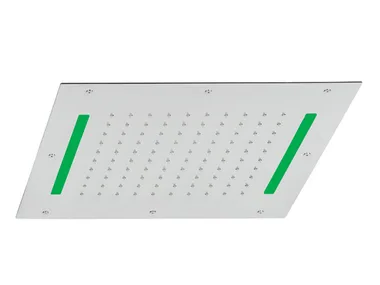 EGO - F1731 - Built-in rain shower with chromotherapy _ Rubinetteria Giulini