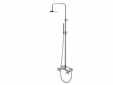 G3 - F7607WC-S - Wall-mounted shower panel with hand shower _ Rubinetteria Giulini