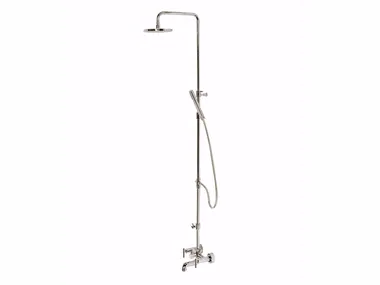 G4 - F7700WC-S - Wall-mounted shower panel with hand shower with overhead shower _ Rubinetteria Giulini