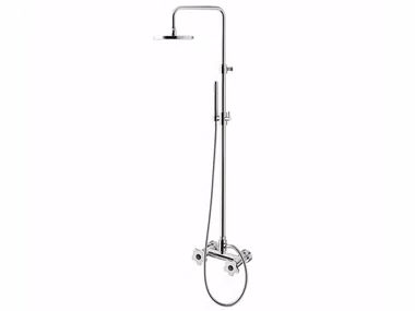 GIÒ CRYSTAL - GIÒ - F3607WC-S/S - Wall-mounted shower panel with overhead shower _ Rubinetteria Giulini
