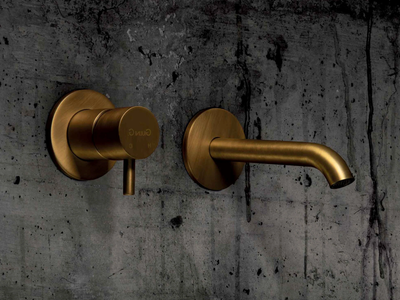 MY FUTURE - 5920-18 - Wall-mounted chromed brass washbasin mixer _ Rubinetteria Giulini