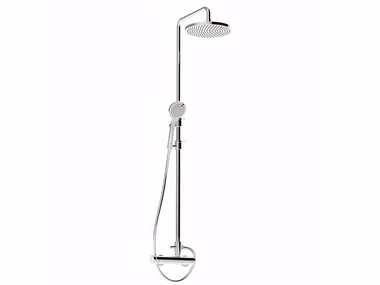 MYRING - FMR0008SWC-S - Wall-mounted shower panel with overhead shower _ Rubinetteria Giulini