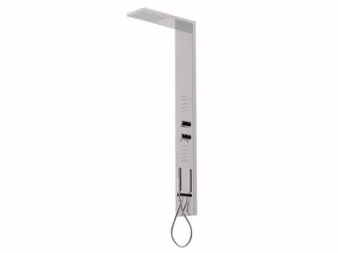 SURF - 1630 - Wall-mounted shower panel with overhead shower _ Rubinetteria Giulini