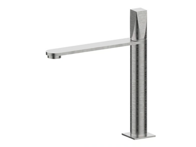 ALINE 49040 - Single handle stainless steel washbasin mixer without waste _ Rubinetterie Frattini