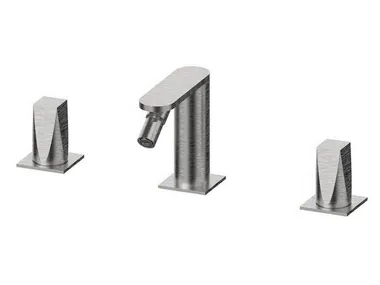 ALINE 49104 - 3 hole stainless steel bidet tap without waste _ Rubinetterie Frattini