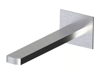 BORGIA 89897 - Wall-mounted stainless steel spout _ Rubinetterie Frattini