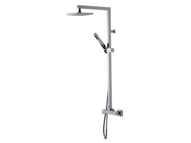 A39-C1 - Wall-mounted shower panel with hand shower _ Rubinetterie Mariani