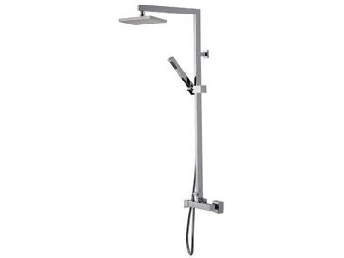 A42-C1 - Wall-mounted shower panel with hand shower _ Rubinetterie Mariani