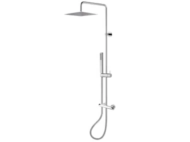 A56-C2 - Wall-mounted shower panel with hand shower _ Rubinetterie Mariani