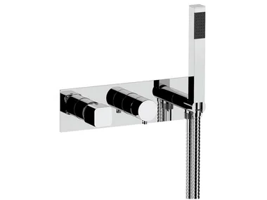 ICON-Q - Recessed wall-mounted bathtub set with hand shower _ Rubinetterie Mariani