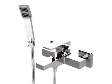 REBEL - External single handle bathtub mixer with hand shower _ Rubinetterie Mariani