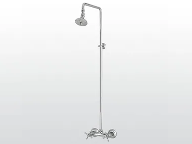 ROMA 3283/301/314A - Wall-mounted shower panel with overhead shower _ RUBINETTERIE STELLA
