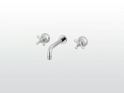 ROMA 3861 - 3 hole wall-mounted washbasin tap _ RUBINETTERIE STELLA