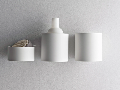 40MM - Set of toothbrush holder and soap dish _ Rubinetterie Treemme