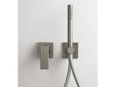 IOS - Single handle brass shower mixer with hand shower _ Rubinetterie Treemme