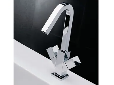 X-CHANGE - Countertop 1 hole brass washbasin mixer _ Rubinetterie Treemme