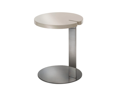 BUTTER - Round wooden side table _ Saba Italia