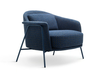 KEPI - Fabric armchair with armrests _ Saba Italia
