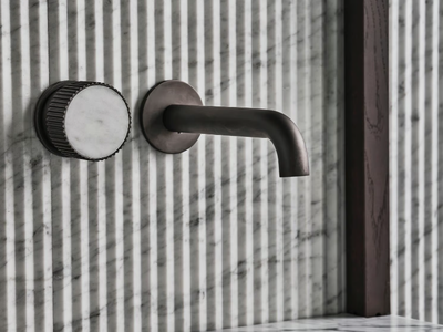 SPAGHETTI - 2 hole marble washbasin mixer _ Salvatori